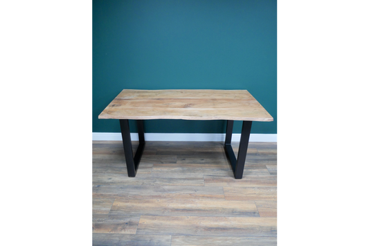 Living Edge Wooden Dining Table