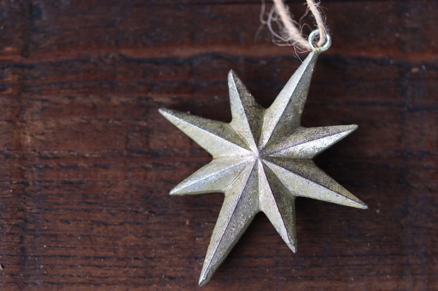 Serafina Star Ornament - Antique Gold