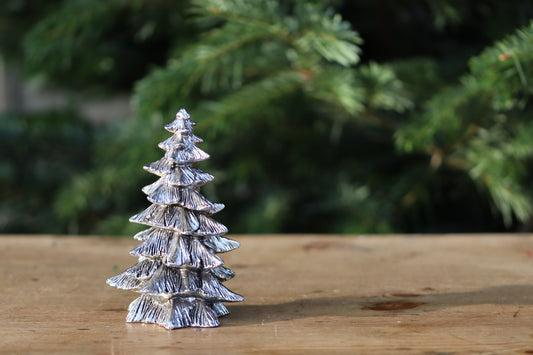 Serafina Christmas Tree - Antique Silver