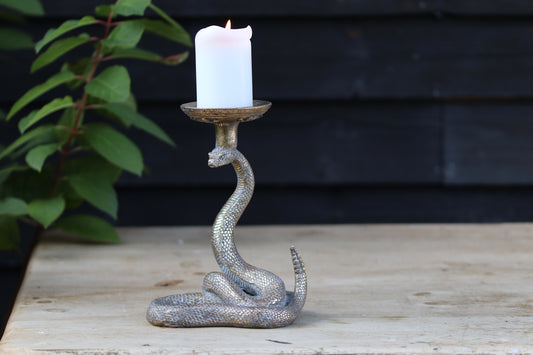 Rising Snake Candle Holder