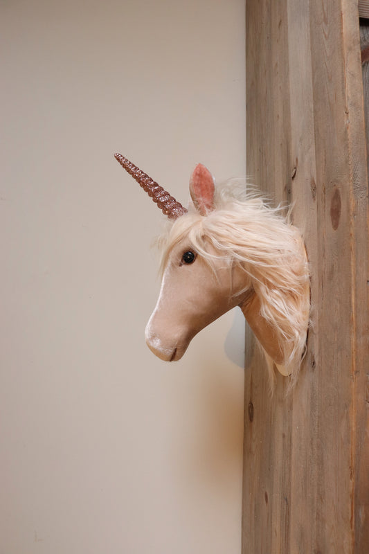 Velveteen Unicorn Head
